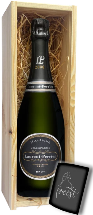 Champagne cadeau Laurent-Perrier Brut 2012 kaartje