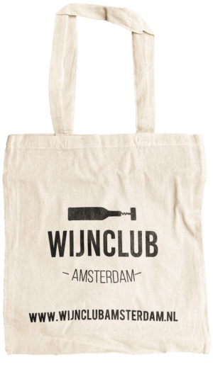 Katoenen wijntasje Wijnclub Amsterdam